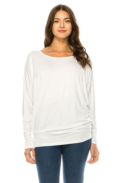 Women's Long Sleeve Round Neck TOP - Bitsy Gypsy Boutique