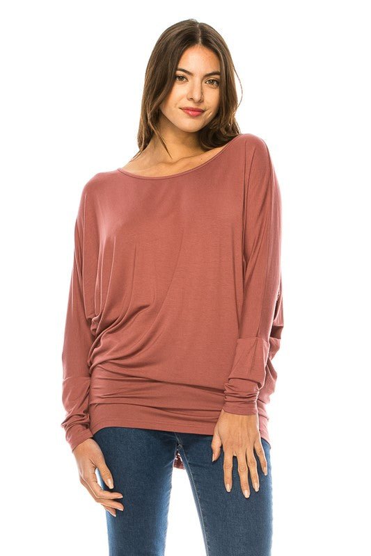 Women's Long Sleeve Round Neck TOP - Bitsy Gypsy Boutique