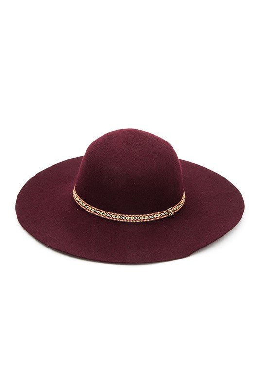 Wool Felt Fashion Floppy Hat - Bitsy Gypsy Boutique