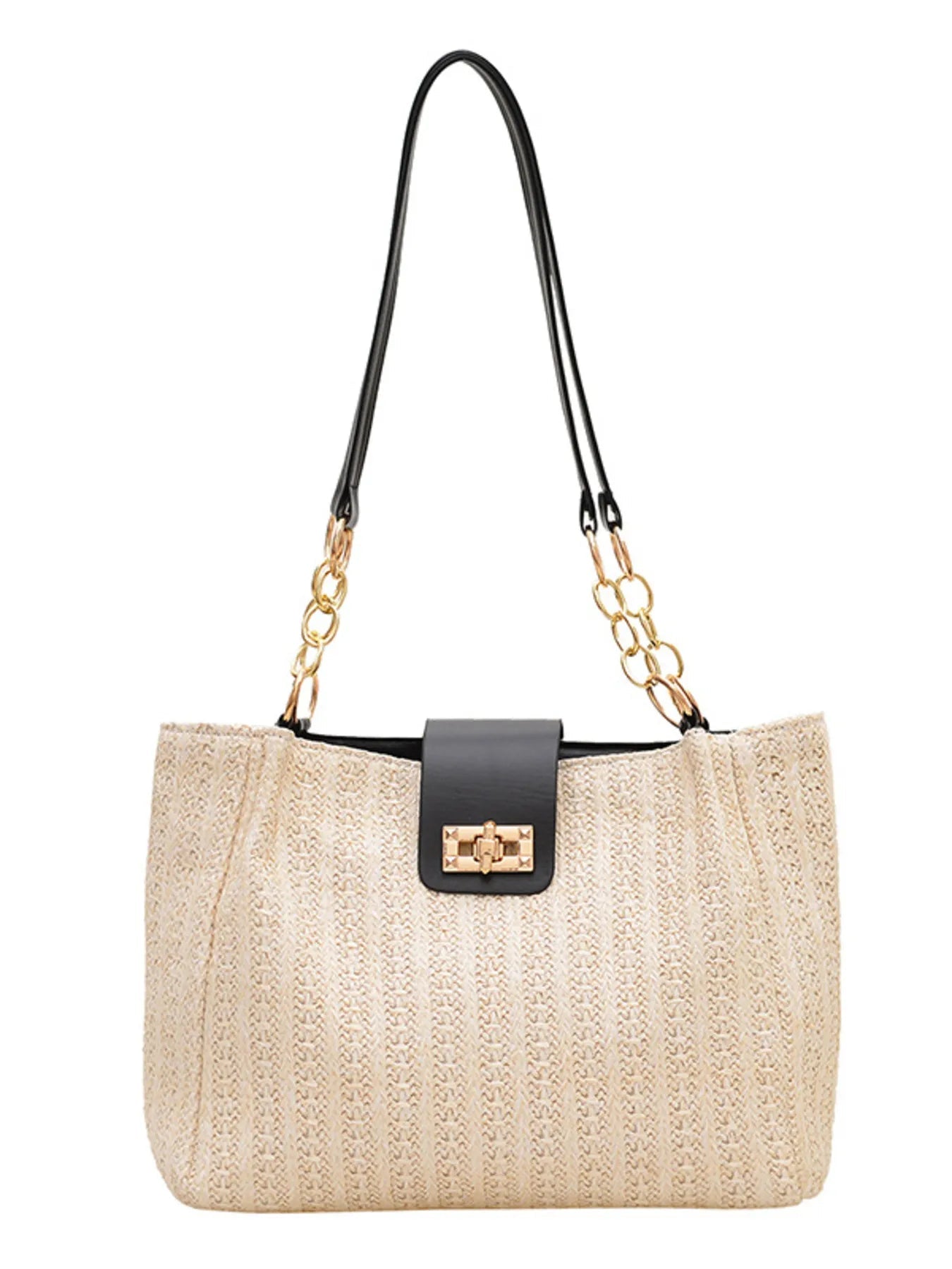 Woven Straw Shoulder Bag - Bitsy Gypsy Boutique