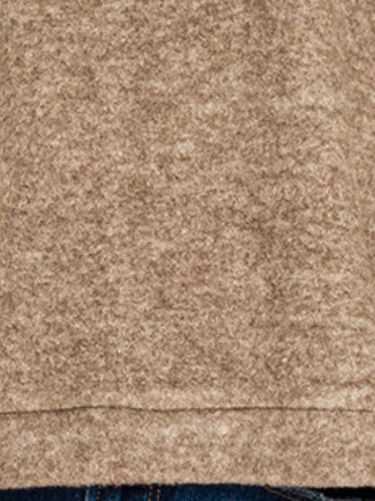 Zenana Brushed Melange Hacci Cropped Sweater - Bitsy Gypsy Boutique