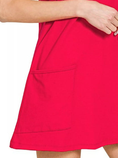 Zenana Cami Mini Dress with Built - in Romper Liner - Bitsy Gypsy Boutique