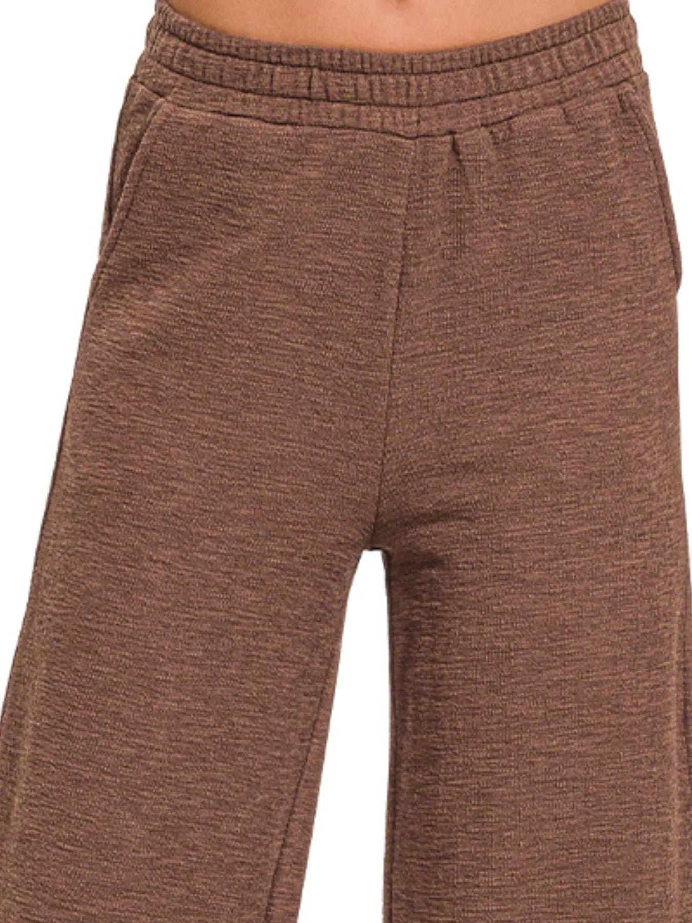 Zenana Cotton Slub Wide Leg Pants - Bitsy Gypsy Boutique
