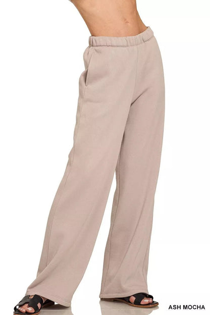 Zenana Fleece Sweatpant with Pockets - Bitsy Gypsy Boutique