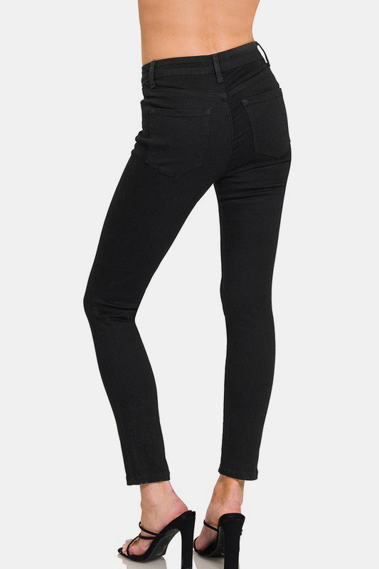 Zenana High Rise Skinny Jeans with Pockets - Bitsy Gypsy Boutique