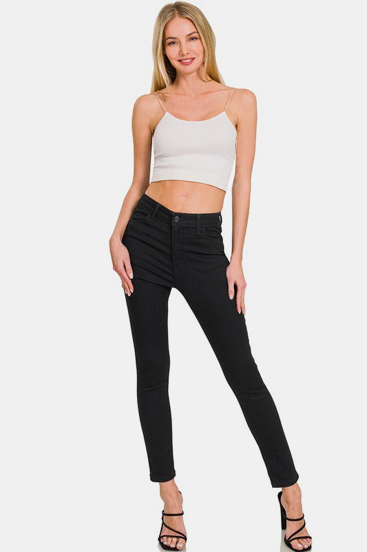 Zenana High Rise Skinny Jeans with Pockets - Bitsy Gypsy Boutique