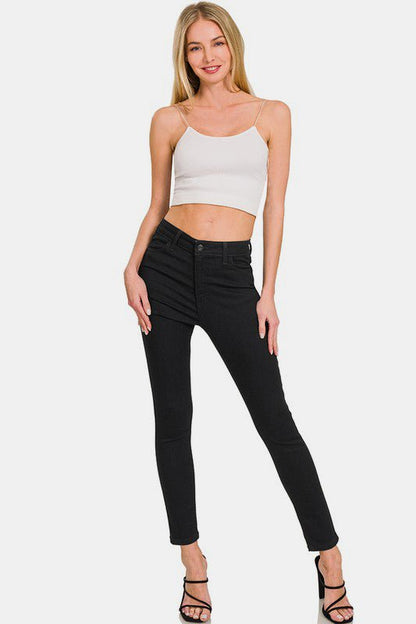 Zenana High Rise Skinny Jeans with Pockets - Bitsy Gypsy Boutique