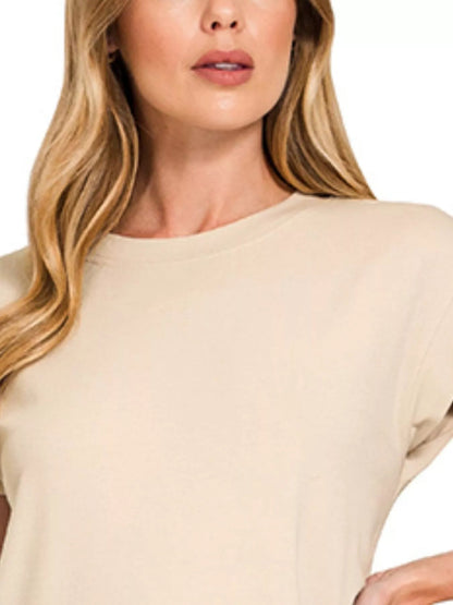 Zenana Round Neck Side Slit Midi Dress - Bitsy Gypsy Boutique