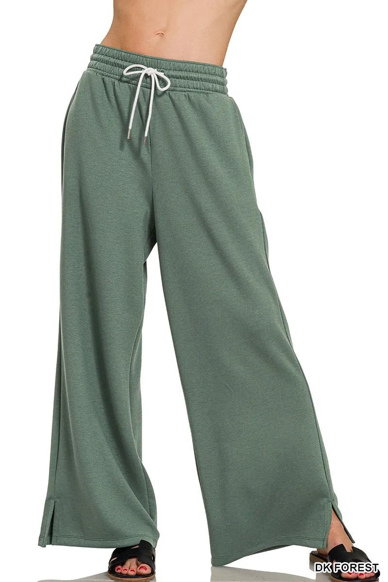 Zenana Scuba Drawstring Pants - Bitsy Gypsy Boutique