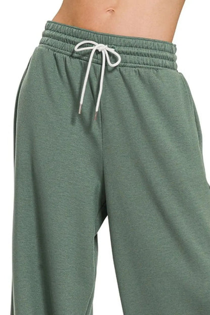 Zenana Scuba Drawstring Pants - Bitsy Gypsy Boutique