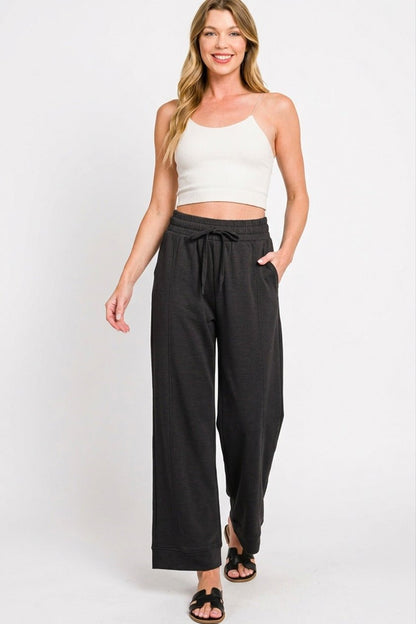 Zenana Scuba Drawstring Pants - Bitsy Gypsy Boutique