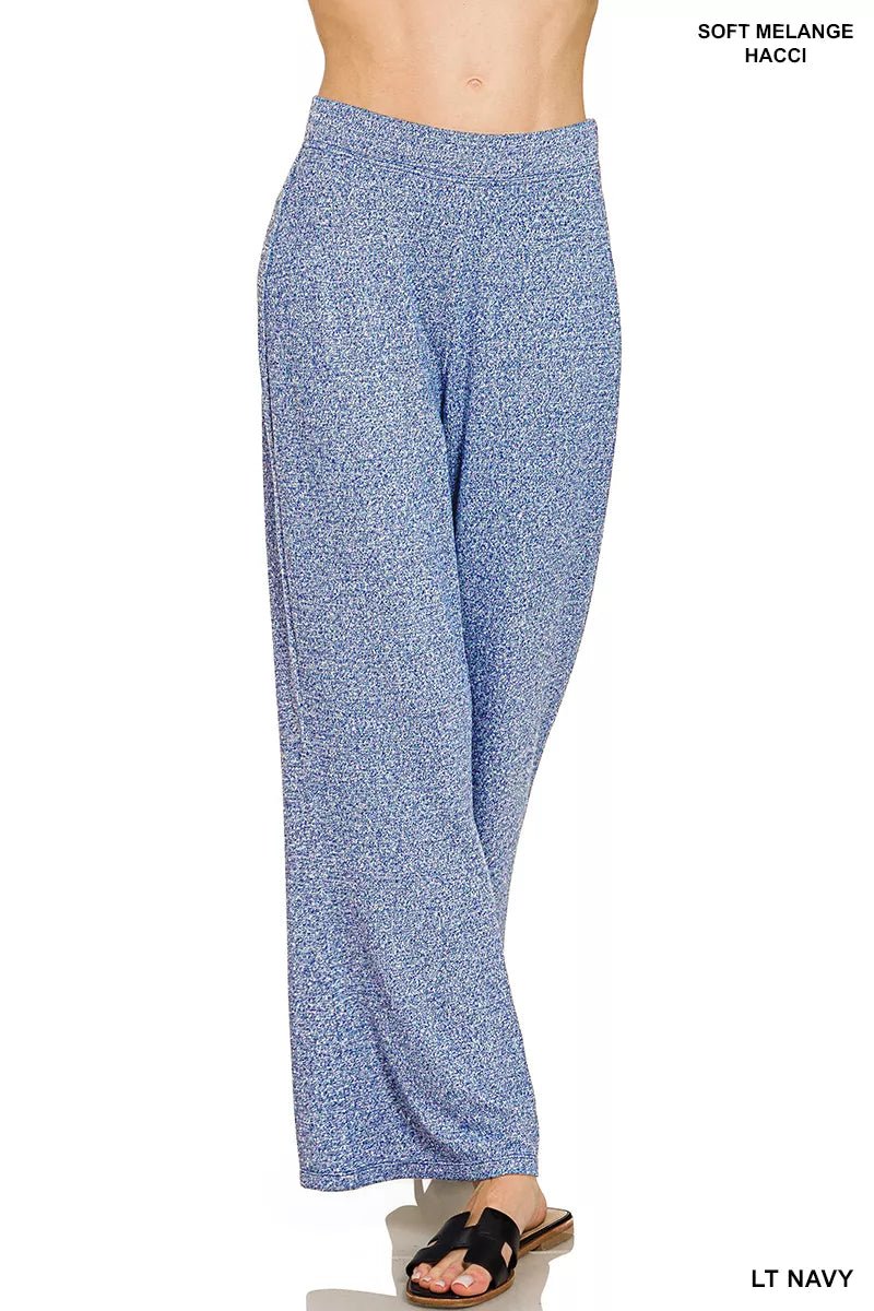 Zenana Soft Elastic Waisted Flare Pants - Bitsy Gypsy Boutique