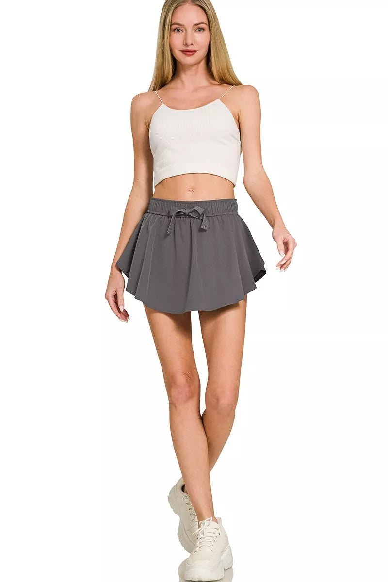 Zenana Soft Woven Active Skorts - Bitsy Gypsy Boutique