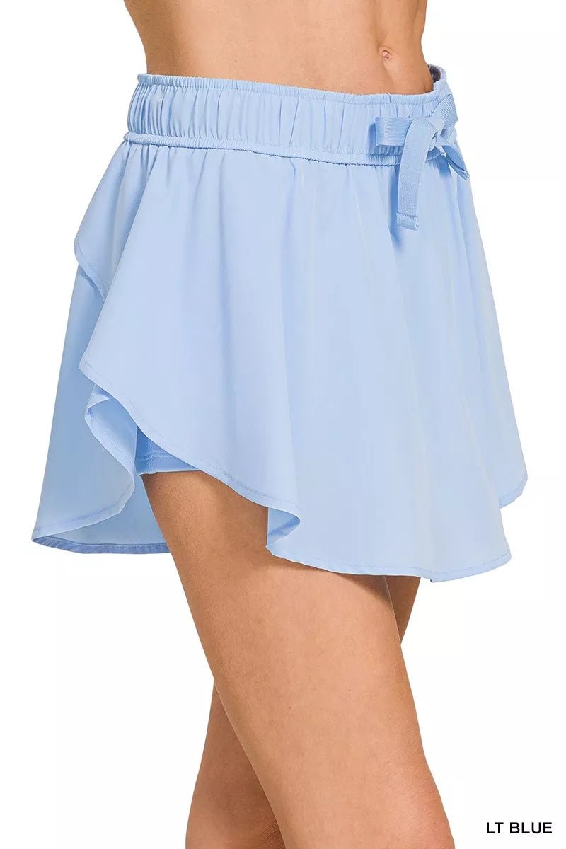 Zenana Soft Woven Active Skorts with Pockets - Bitsy Gypsy Boutique