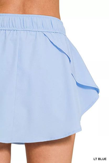 Zenana Soft Woven Active Skorts with Pockets - Bitsy Gypsy Boutique