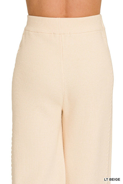 Zenana Viscose Sweater Pants - Bitsy Gypsy Boutique