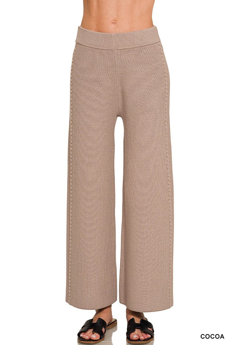 Zenana Viscose Sweater Pants - Bitsy Gypsy Boutique