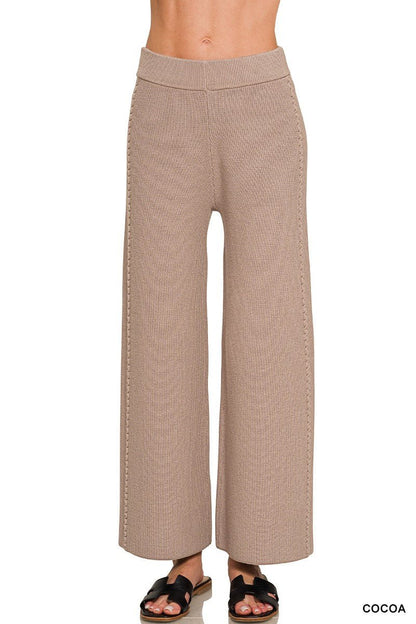 Zenana Viscose Sweater Pants - Bitsy Gypsy Boutique