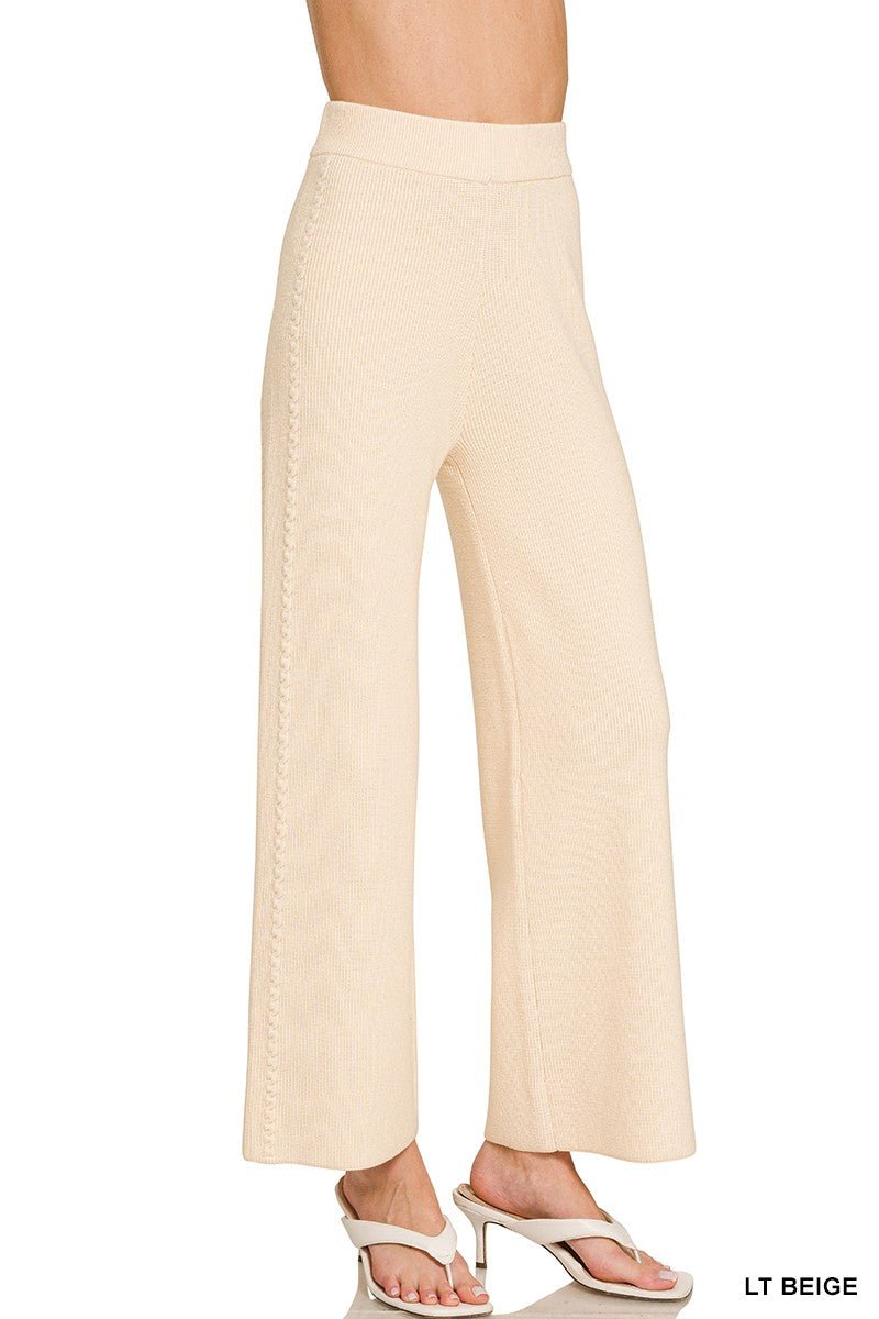 Zenana Viscose Sweater Pants - Bitsy Gypsy Boutique