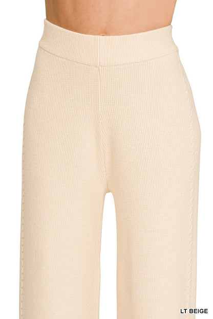 Zenana Viscose Sweater Pants - Bitsy Gypsy Boutique