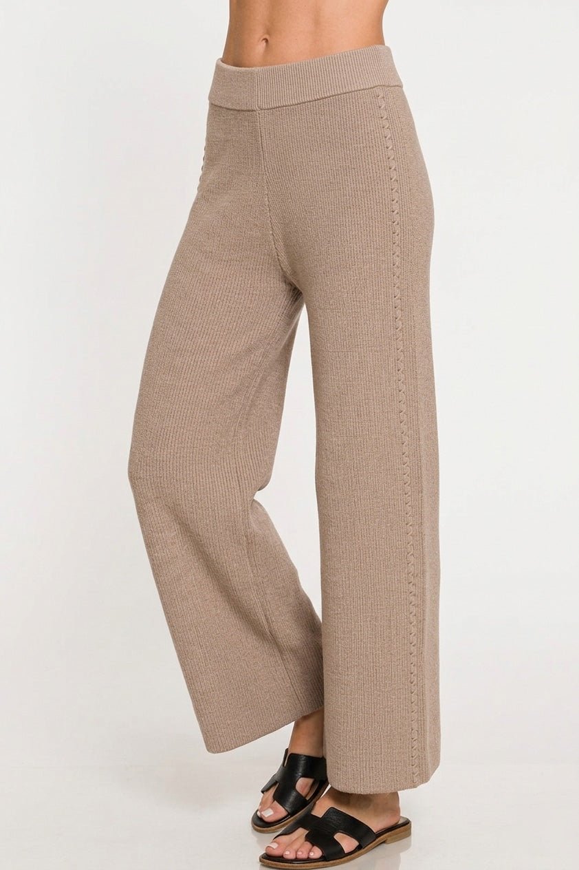 Zenana Viscose Sweater Pants - Bitsy Gypsy Boutique