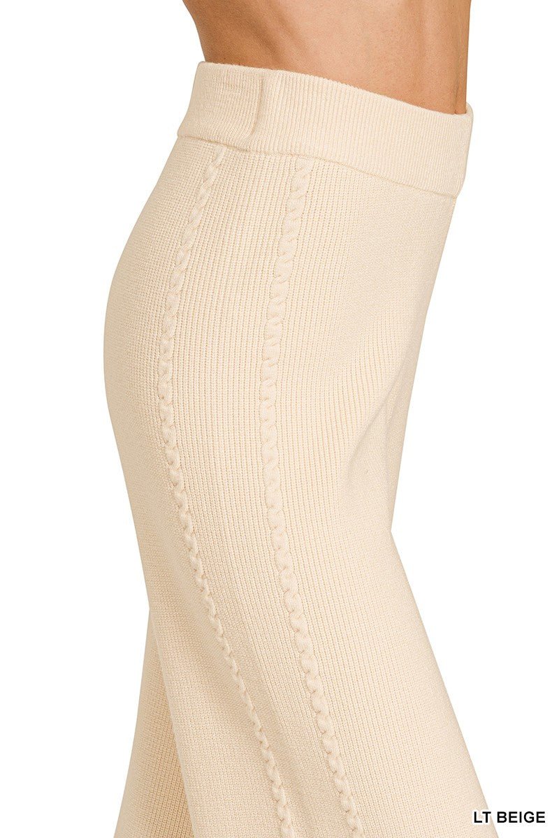 Zenana Viscose Sweater Pants - Bitsy Gypsy Boutique