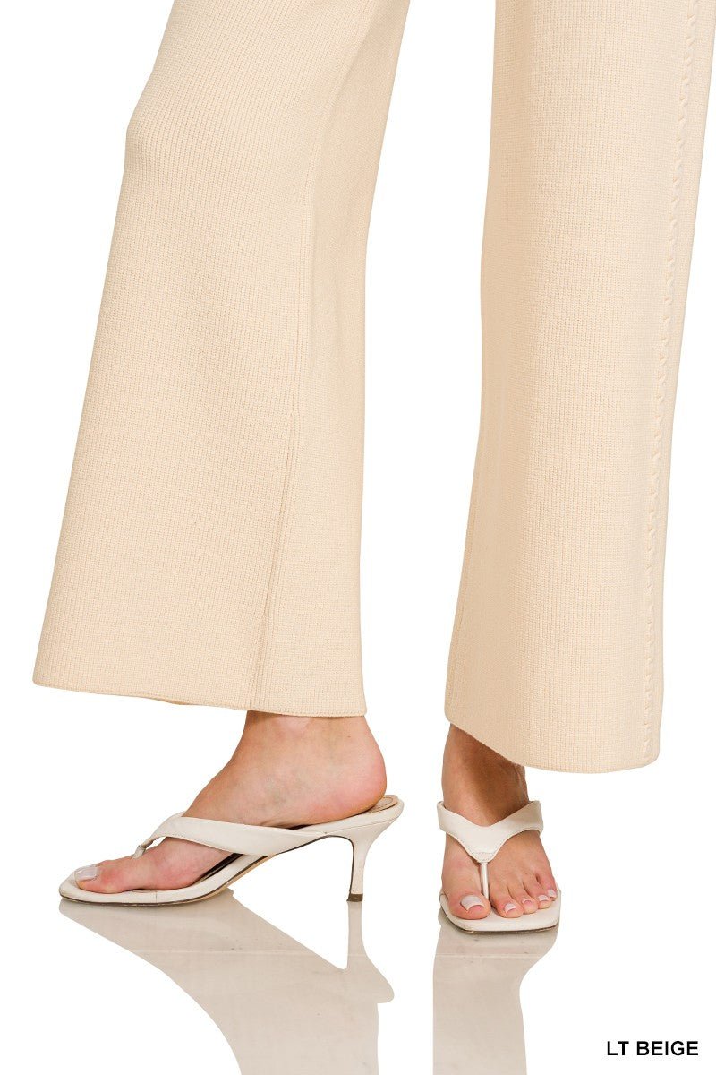 Zenana Viscose Sweater Pants - Bitsy Gypsy Boutique