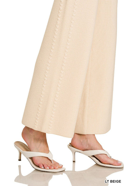 Zenana Viscose Sweater Pants - Bitsy Gypsy Boutique