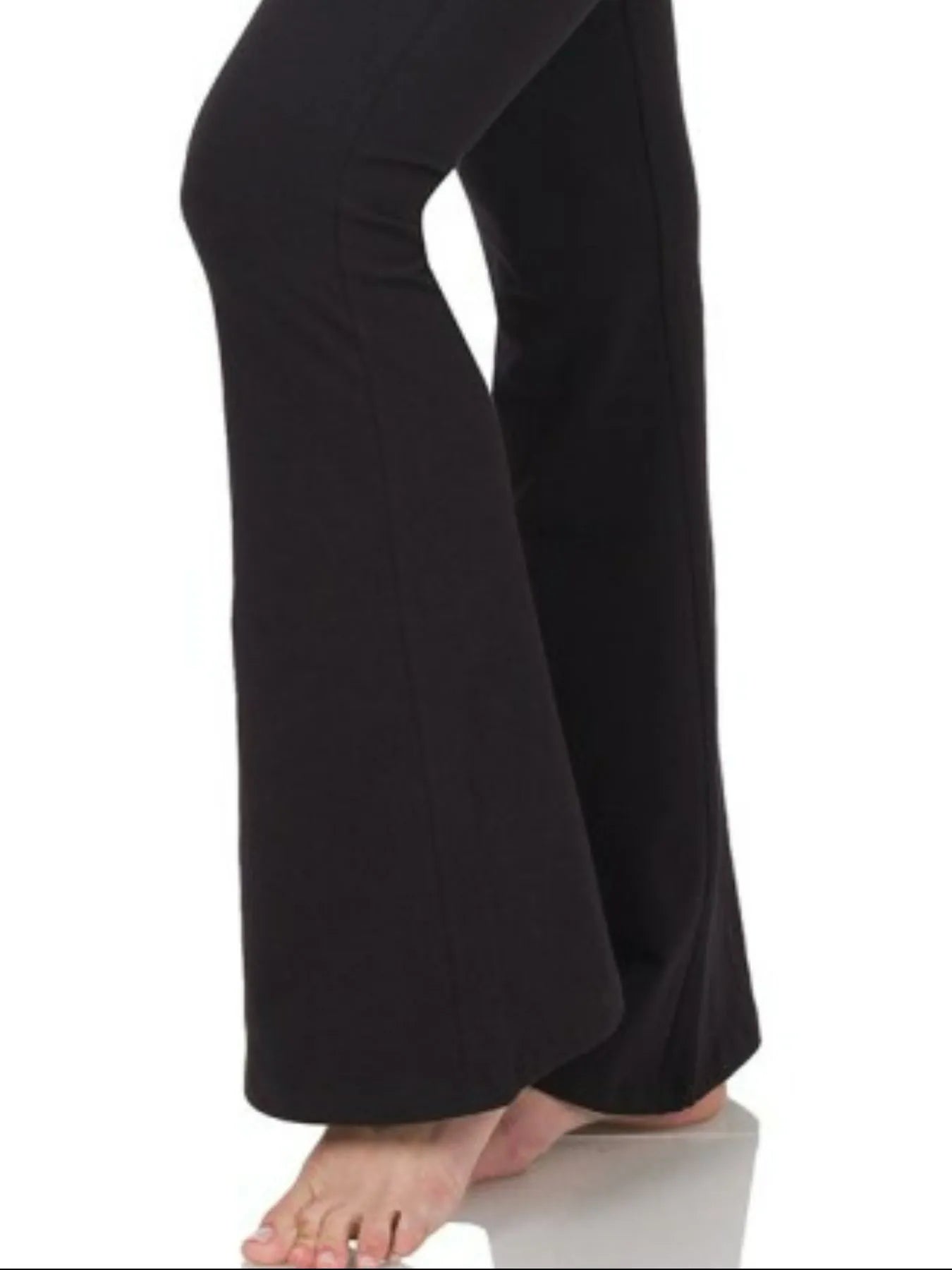 Zenana Wide Waistband Yoga Flare Pants - Bitsy Gypsy Boutique