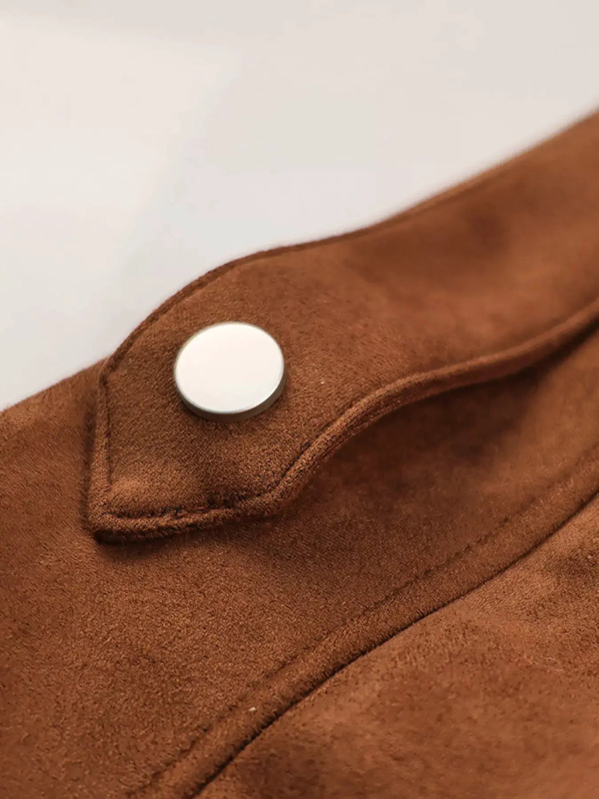 Zip Up Dropped Shoulder Moto Jacket by Trendsi