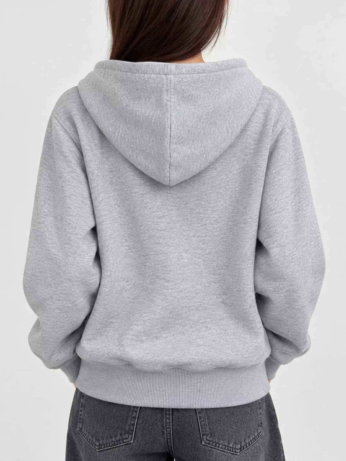 Zip-Up Hoodie with Front Pockets - Bitsy Gypsy Boutique