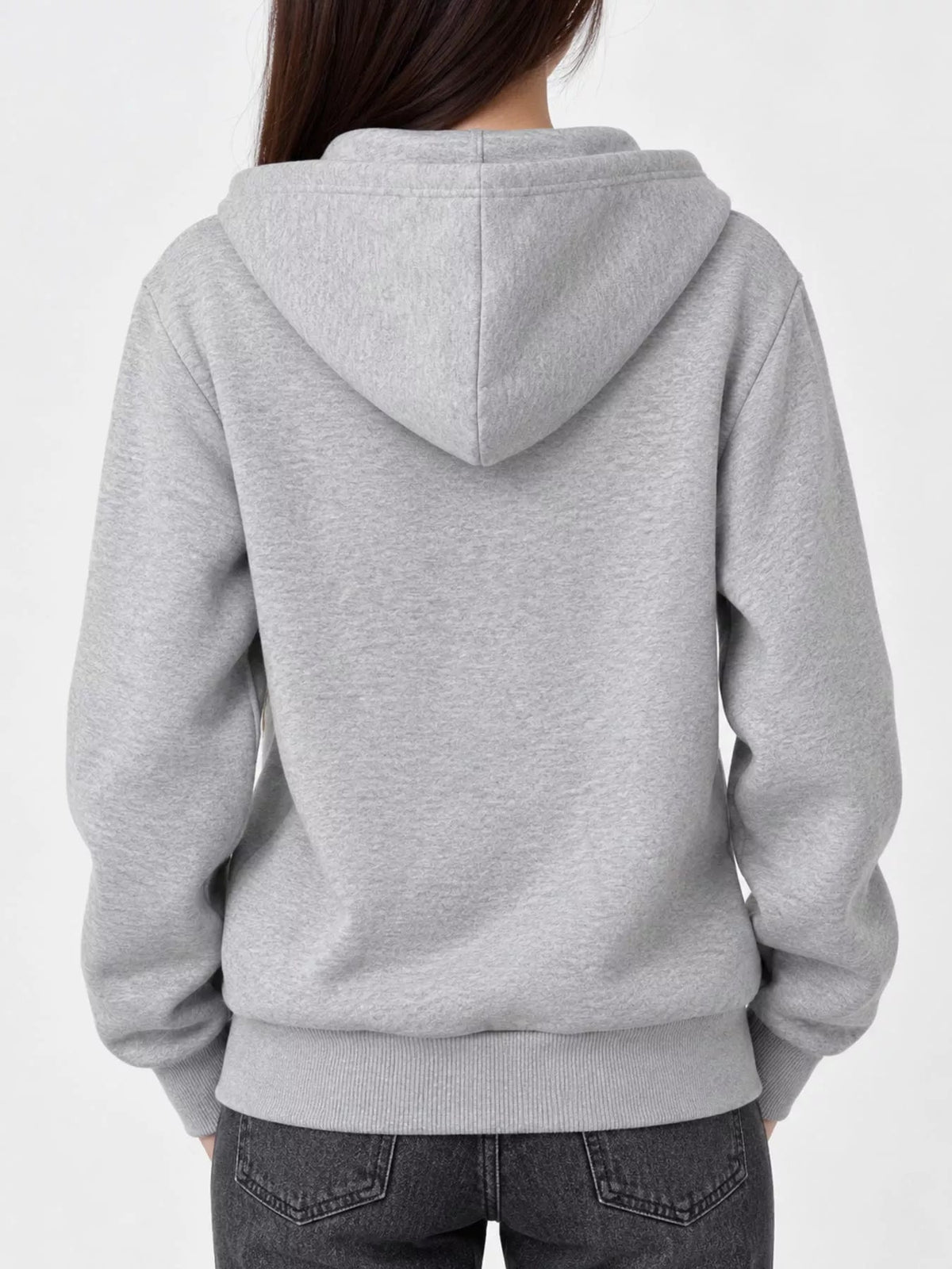 Zip-Up Hoodie with Front Pockets - Bitsy Gypsy Boutique