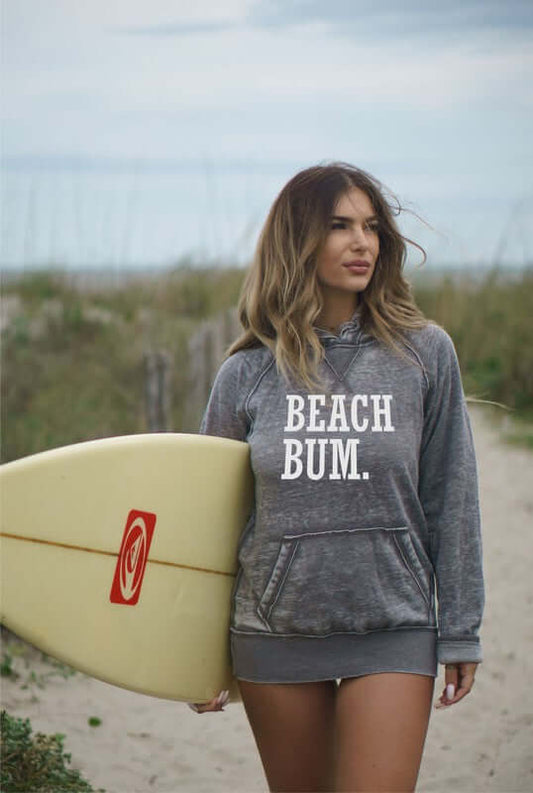 Beach Bum Vintage hoodie - Bitsy Gypsy Boutique