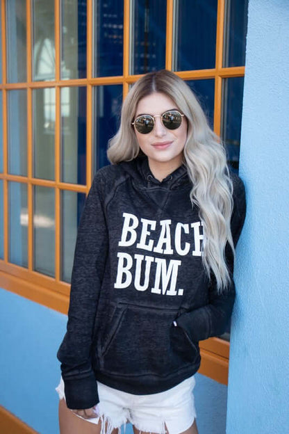 Beach Bum Vintage hoodie - Bitsy Gypsy Boutique