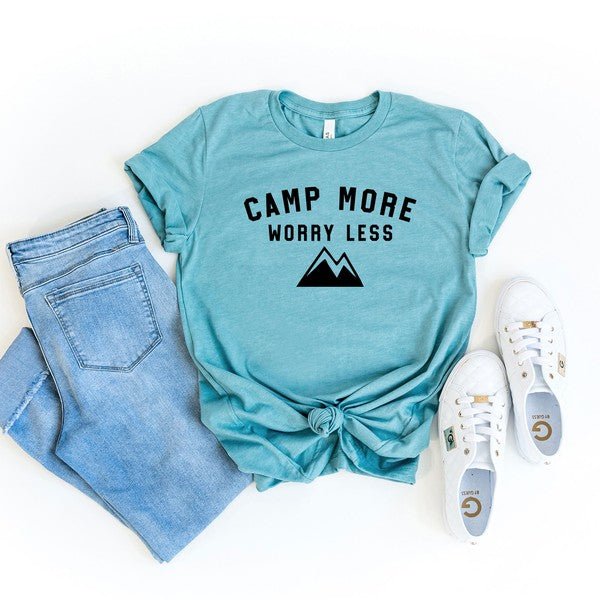 Camp More Mountain Short Sleeve Graphic Tee - Bitsy Gypsy Boutique