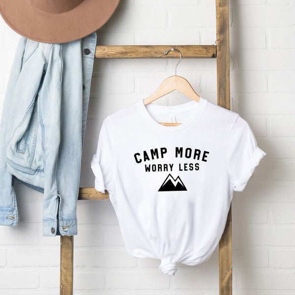 Camp More Mountain Short Sleeve Graphic Tee - Bitsy Gypsy Boutique