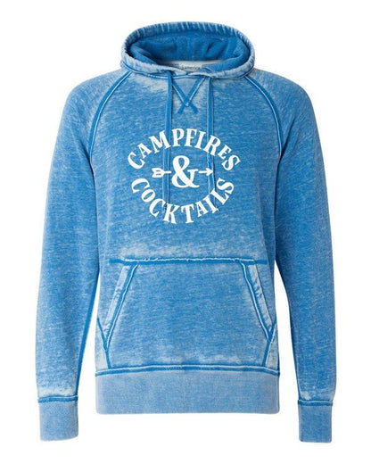 Campfires and Cocktails Vintage Hoodie - Bitsy Gypsy Boutique