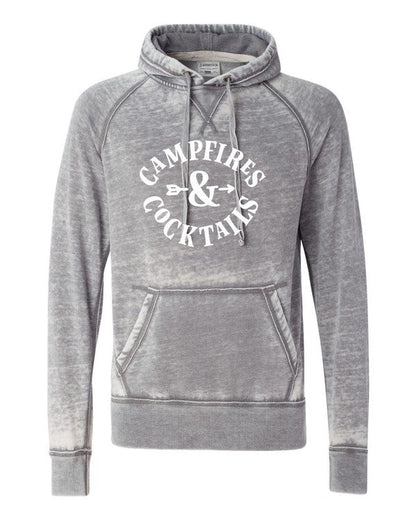 Campfires and Cocktails Vintage Hoodie - Bitsy Gypsy Boutique
