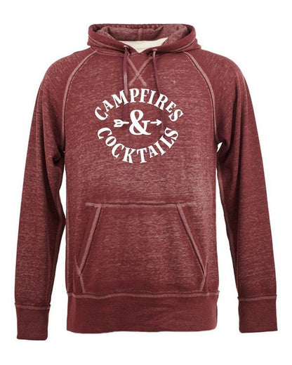 Campfires and Cocktails Vintage Hoodie - Bitsy Gypsy Boutique