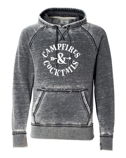 Campfires and Cocktails Vintage Hoodie - Bitsy Gypsy Boutique