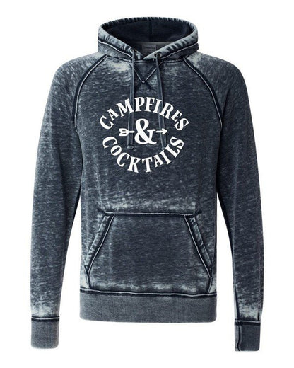 Campfires and Cocktails Vintage Hoodie - Bitsy Gypsy Boutique