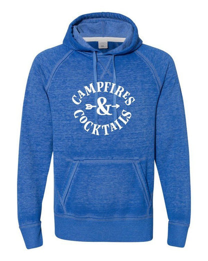 Campfires and Cocktails Vintage Hoodie - Bitsy Gypsy Boutique