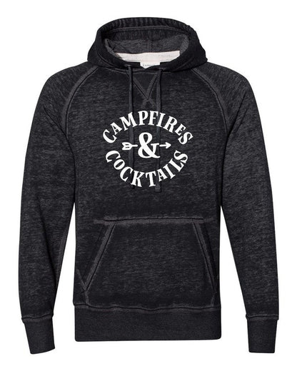 Campfires and Cocktails Vintage Hoodie - Bitsy Gypsy Boutique